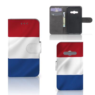 Samsung Galaxy Xcover 3 | Xcover 3 VE | Bookstyle Case | Nederlandse Vlag