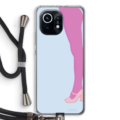 Pink panty: Xiaomi Mi 11 Transparant Hoesje met koord