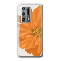 Orange Ellila flower: Huawei P40 Pro Plus Transparant Hoesje