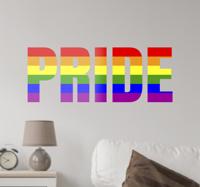 Muursticker regenboog PRIDE