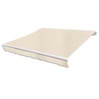 Luifel gemotoriseerd uitschuifbaar 400 cm crème
