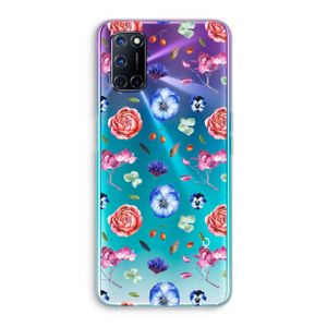 Bloemetjes: Oppo A72 Transparant Hoesje