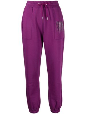 Karl Lagerfeld pantalon de jogging à ornements - Violet