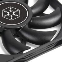 Silverstone Air Slimmer 120 Computer behuizing, Processor Luchtkoeler 12 cm Zwart 1 stuk(s) - thumbnail