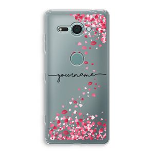 Hartjes en kusjes: Sony Xperia XZ2 Compact Transparant Hoesje