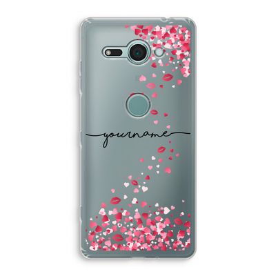 Hartjes en kusjes: Sony Xperia XZ2 Compact Transparant Hoesje