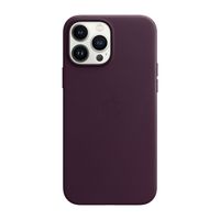 Apple origineel Leather MagSafe Case iPhone 13 Pro Dark Cherry - MM1A3ZM/A - thumbnail