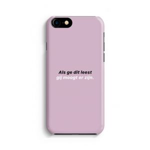 gij moogt er zijn: iPhone 8 Volledig Geprint Hoesje