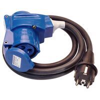 Schwabe Camping CEE Combi-adapterkabel met geaarde stekker 1,5 m 230V 16A 3-polig IP44