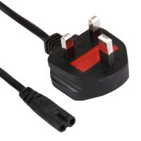 2 prong stijl grote UK Notebook netsnoer kabel lengte: 1.2m