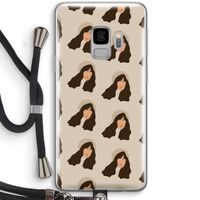 Bonjour mon amour: Samsung Galaxy S9 Transparant Hoesje met koord