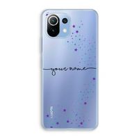 Sterren: Xiaomi Mi 11 Lite Transparant Hoesje Sterren: Xiaomi Mi 11 Lite Transparant Hoesje
