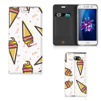 Huawei Y5 2 | Y6 Compact | Flip Style Cover | Icecream