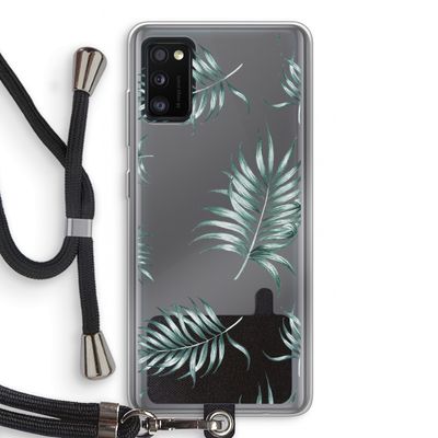 Simple leaves: Samsung Galaxy A41 Transparant Hoesje met koord