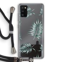 Simple leaves: Samsung Galaxy A41 Transparant Hoesje met koord