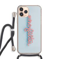 #nofilter: iPhone 11 Pro Transparant Hoesje met koord
