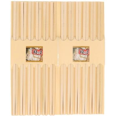 Sushi eetstokjes/chopsticks - 36x paar - bamboe hout naturel - Chinees/japans