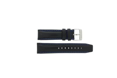 Horlogeband Lotus 15644-5 Leder Zwart 23mm