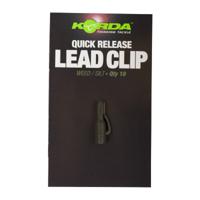 Korda Quick Release Lead Clips Weed / Silt - thumbnail