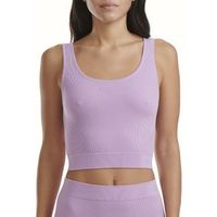 Adidas Sport 3D Rib Cropped Top - thumbnail