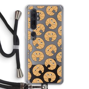 Croissant: Xiaomi Mi Note 10 Pro Transparant Hoesje met koord