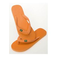 Oranje slippers voor dames One size  - - thumbnail