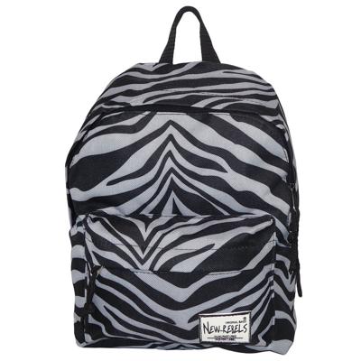 Kleine New Rebels Rugzak met Zebra Print