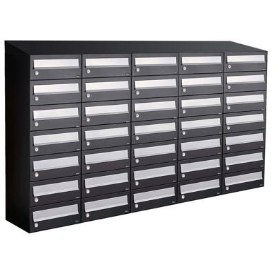 Allux Hive Set 5-Breed, 7-Hoog Met Dak Zwart - 40030070_5x7d