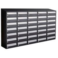 Allux Hive Set 5-Breed, 7-Hoog Met Dak Zwart - 40030070_5x7d