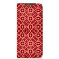 Motorola Moto E20 | Hoesje met Magneet | Batik Rood