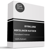 Hoeslaken - Katoen - 180x220 cm - Keuze Uit Meerdere Kleuren - Byrklund - Dekbed-Discounter.nl
