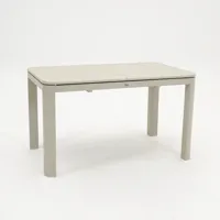 Tuintafel Eos 130x180x80cm creme