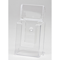 Folderbakje 10x21 cm staand/hangend APOL