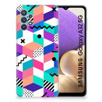 Samsung Galaxy A32 5G | TPU Hoesje | Blokken Kleurrijk