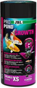 JBL Propond Growth XS - 0,42kg Vijvervoer voor Jonge Vissen 5-15 cm, Omega-3 Rijke Kleine Parels