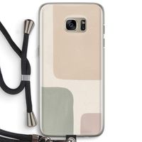 Geo #7: Samsung Galaxy S7 Edge Transparant Hoesje met koord