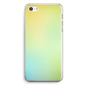 Minty mist pastel: iPhone 5 / 5S / SE Transparant Hoesje