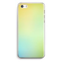 Minty mist pastel: iPhone 5 / 5S / SE Transparant Hoesje