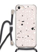 Terrazzo N°20: iPhone 8 Transparant Hoesje met koord