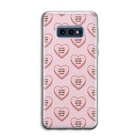 Chicks before dicks: Samsung Galaxy S10e Transparant Hoesje
