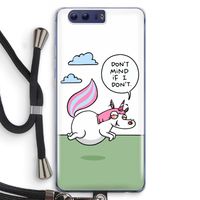 Unicorn: Honor 9 Transparant Hoesje met koord