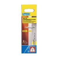 Blister van 10 stuks. metalen expansiepluggen ø11x65 schroeven m5x74 5001551 snel