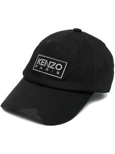 Kenzo casquette à logo brodé - Noir