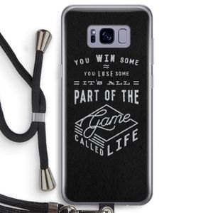 Life: Samsung Galaxy S8 Transparant Hoesje met koord