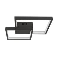 Highlight Design plafondlampPiazza zwart 32 x 32cm - P6412.01