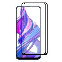 2 stk ENKAY Hat-Prins volledige lijm 0.26 mm 9H 2.5 D gehard glas volledige dekking film voor Honor 9X/9X Pro