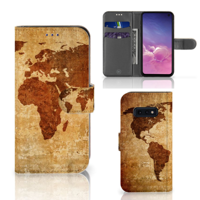 Samsung Galaxy S10e | Flip Cover | Wereldkaart