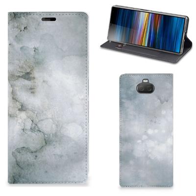 Bookcase Sony Xperia 10 Plus Painting Grey Bookcase Sony Xperia 10 Plus Painting Grey