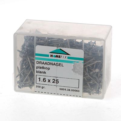 Draadnagels pk 1,6x 25 bl(350)