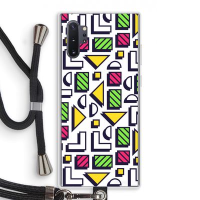 8-bit N°4: Samsung Galaxy Note 10 Plus Transparant Hoesje met koord